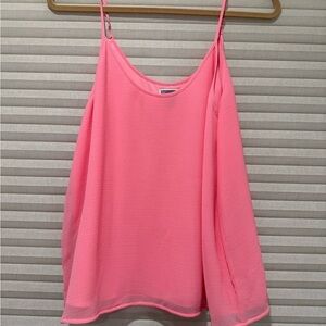 Coral Flowy Women's Top